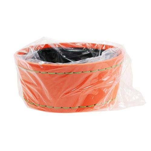 Floristik24 Ciotola decorativa arancione Ø20cm H9cm, 1pce