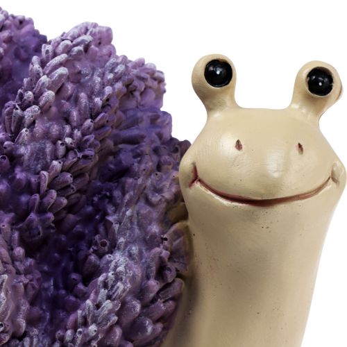 Prodotto Figure decorative lumache decorative viola beige lavanda 12 cm 2 pezzi