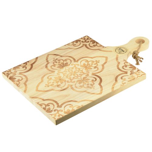 Prodotto Tagliere decorativo vassoio rettangolare in legno di mango 33×29cm