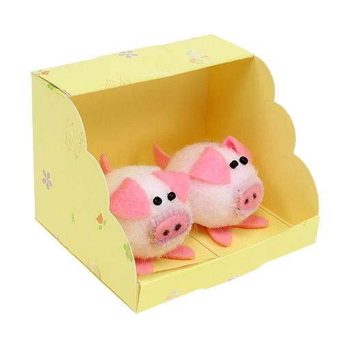 Floristik24 Set 5 cm rosa porpora decorativo