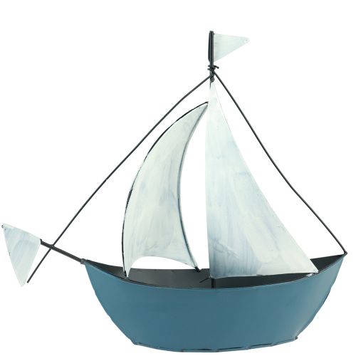 Prodotto Nave decorativa in metallo per barca a vela per decorare 32,5×10×29 cm