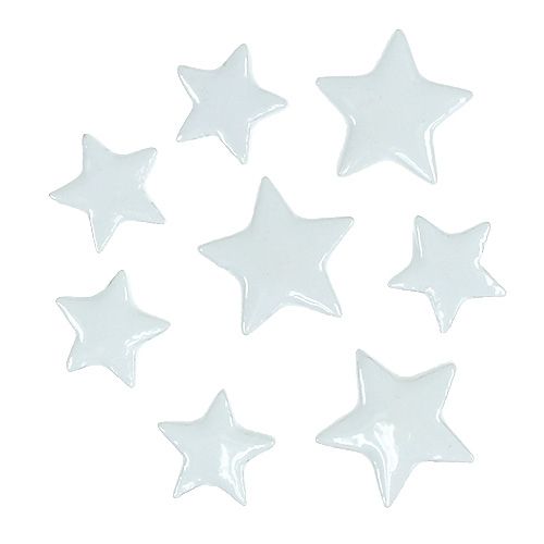 Stelle decorative da spargere bianche 4-5 cm 72 pz