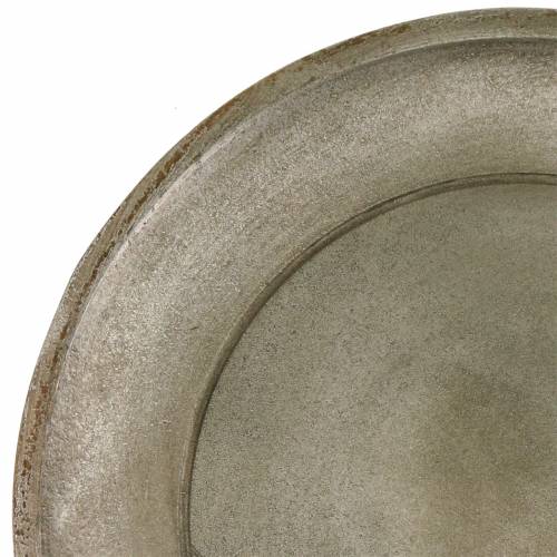 Floristik24 Piatto decorativo legno champagne Ø44cm
