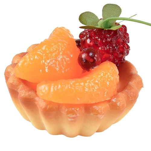 Floristik24 Tartellette decorative con manichini alla frutta 6 cm 4 pz