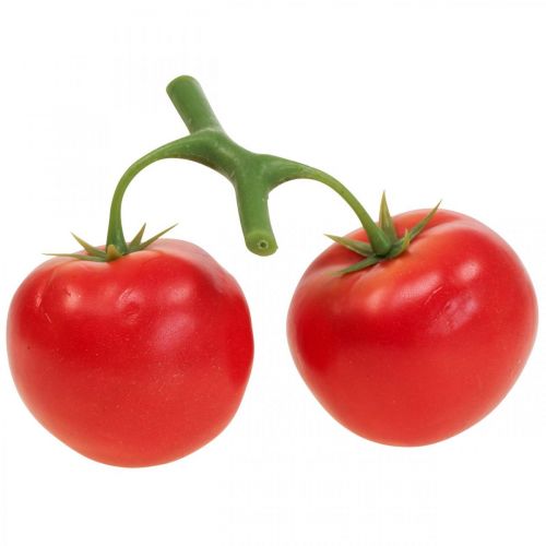 Floristik24 Déco pomodoro rosso cibo manichino pannocchia di pomodoro L15cm