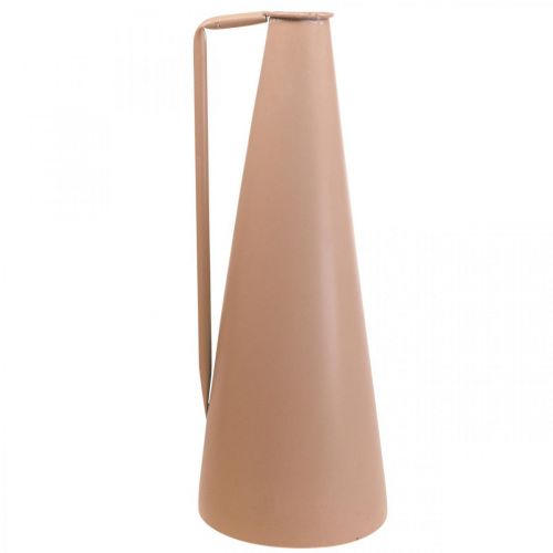 Prodotto Vaso decorativo vaso da terra manico in metallo salmone 20x19x48cm