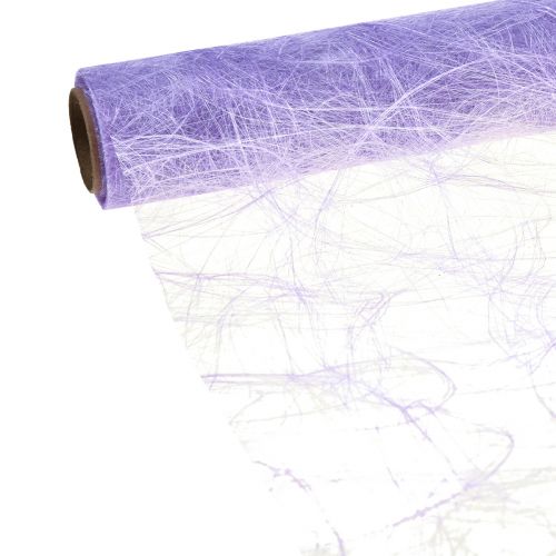 Floristik24 Runner da tavolo Sizoweb in pile decorativo viola 30 cm 5 m