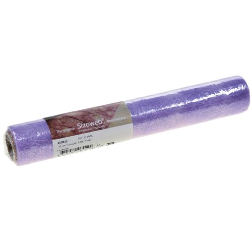 Prodotto Runner da tavolo Sizoweb in pile decorativo viola 30 cm 5 m
