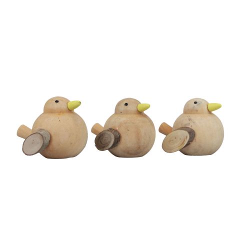 Floristik24 Uccelli decorativi Uccelli in legno decorazione da tavolo primavera natura 5 cm 6 pz