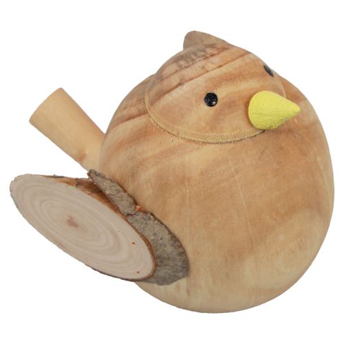 Prodotto Uccelli decorativi uccelli in legno decorazione da tavolo primavera naturale 7 cm 3 pz