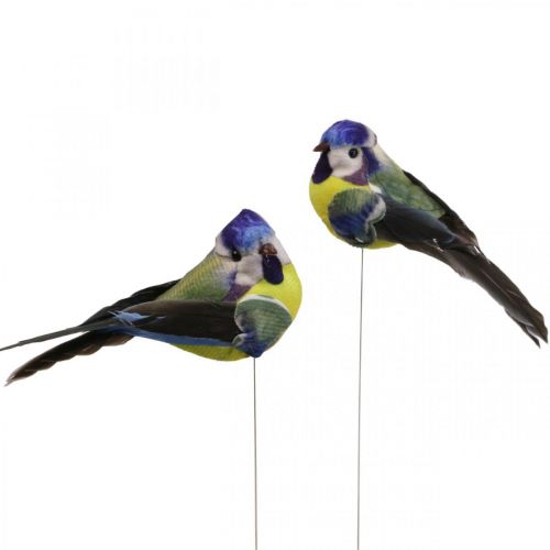 Deco Birds on Wire Spring Deco Cinciarella 10×3cm 9pz