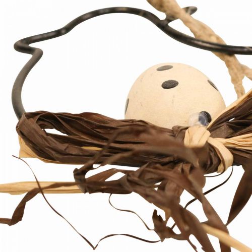 Prodotto Uccelli decorativi da appendere nero/naturale/ruggine 8,5×7,5 cm 6 pz