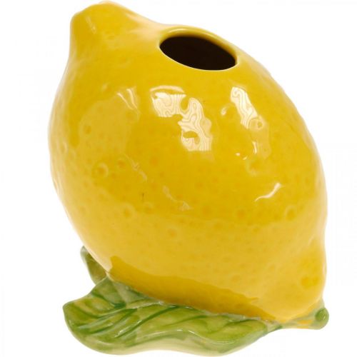 Floristik24 Vaso di fiori Deco Vaso di limone Decorazione estiva in ceramica H11,5 cm