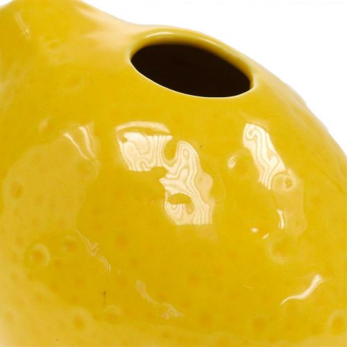 Floristik24 Vaso di fiori Deco Vaso di limone Decorazione estiva in ceramica H11,5 cm