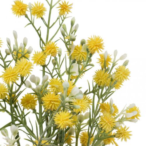 Floristik24 Rami decorativi bouquet di mimosa artificiale argento acacia H35cm