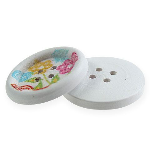 Floristik24 Bottoni decorativi in legno con motivo Ø2,3cm 135 pezzi