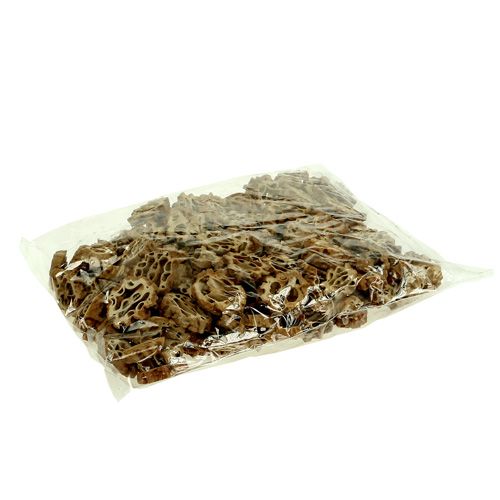 Floristik24 Fette di noci 2 cm naturali 250 g