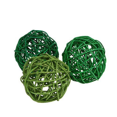 Sorta di palle decorative. Verde 7 cm 18 pezzi