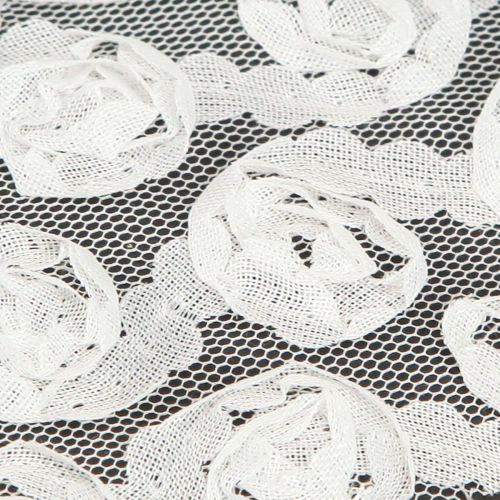 Prodotto Nastro decorativo matrimonio rose bianche regalo nastro 60mm 5m