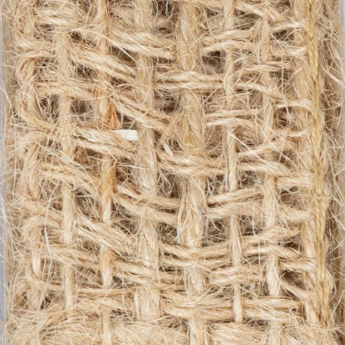 Prodotto Nastro decorativo in juta, naturale, 25 mm; nastro in juta; nastro regalo rustico, 10 m