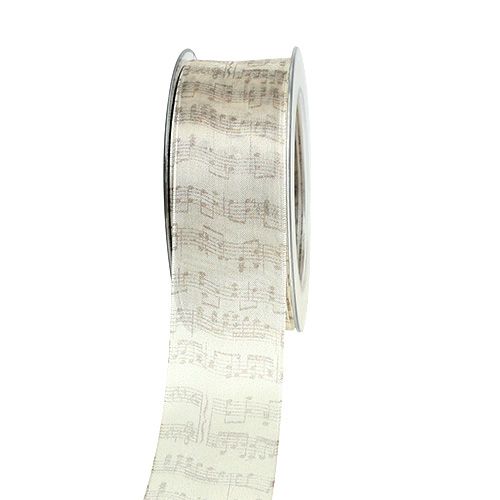 Floristik24 Schema note nastro decorativo 40mm 20m