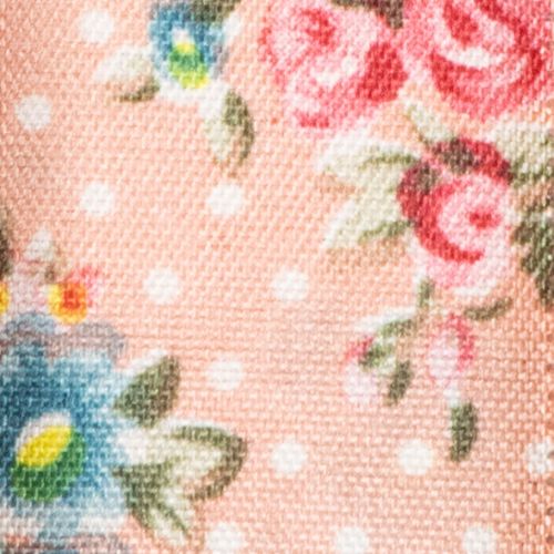 Prodotto Nastro regalo con motivo floreale per regali e lavoretti divertenti, largo 2,5 cm, lungo 15 m