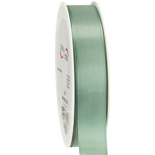 Nastro decorativo in taffetà, nastro regalo verde salvia 25 mm 50 m