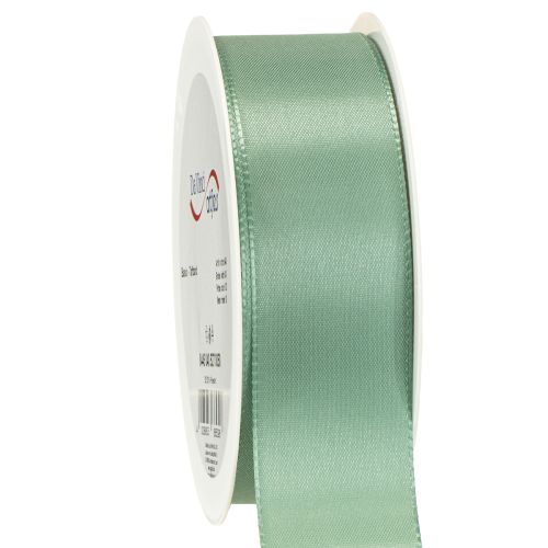 Nastro decorativo in taffetà, nastro regalo verde salvia 40mm 50m