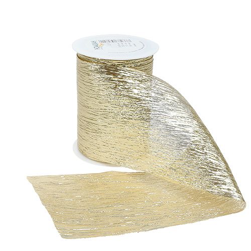 Floristik24 Nastro decorativo nastro da tavola oro 10cm 8m