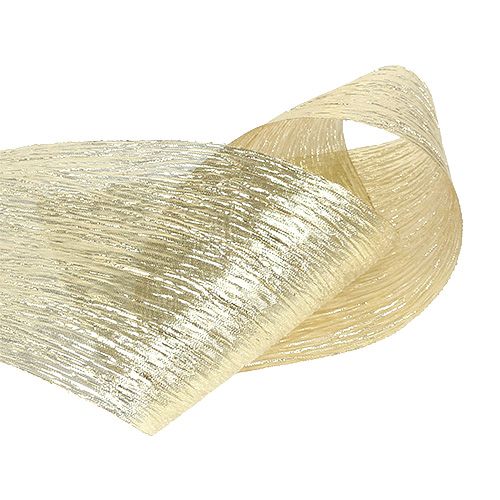 Floristik24 Nastro decorativo nastro da tavola oro 10cm 8m