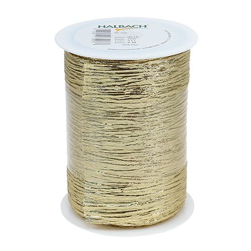Floristik24 Nastro decorativo nastro da tavola oro 10cm 8m
