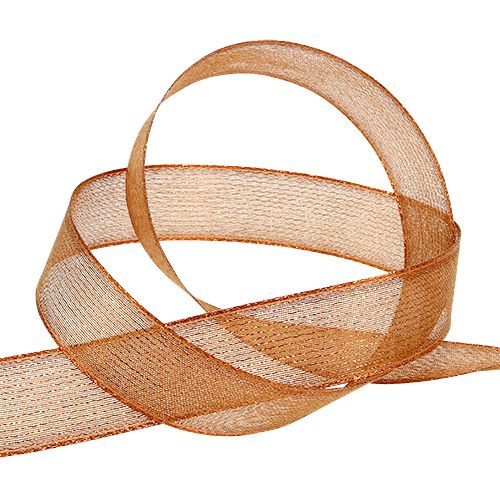 Nastro regalo per la decorazione con rame Lurexstreifen 25mm 20m | Floristik24.it