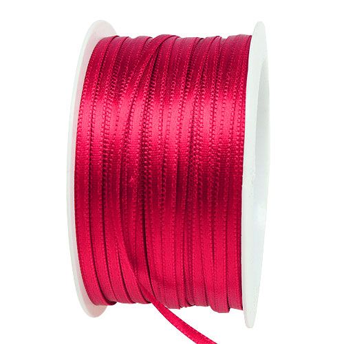 Floristik24 Nastro regalo e decorazione 3mm x 50m rosa