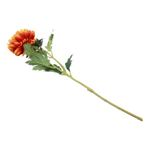 Prodotto Decorazione di fiori artificiali dalie fiori artificiali arancione 62 cm