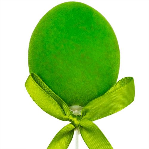 Floristik24 Uova decorative con filo floccato colorato 6 cm 12 pezzi