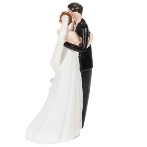 Statuetta decorativa raffigurante una coppia di sposi, 10,5 cm | Floristik24.it