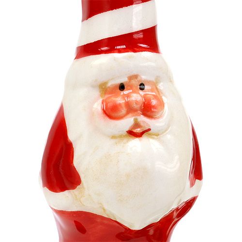 Floristik24 Figura decorativa di Babbo Natale in ceramica Babbo Natale da appendere 11 cm 1 pezzo