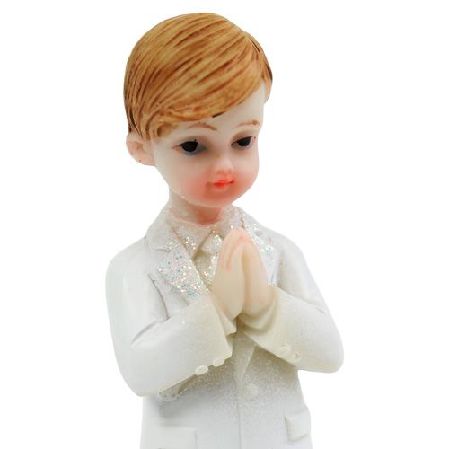 Floristik24 Figura decorativa per comunione ragazzo 8,5 cm