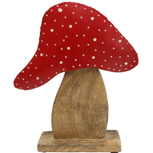 Floristik24 Figura decorativa toadstool nature, rosso 25cm