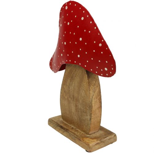 Floristik24 Figura decorativa toadstool nature, rosso 25cm
