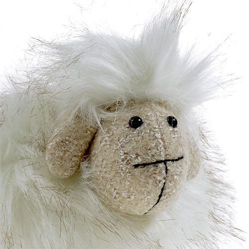 Floristik24 Figura decorativa crema di pecora 21cm