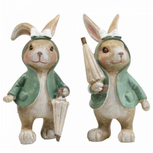 Prodotto Figure decorative deco coniglio con ombrello H10,5 cm 4 pezzi