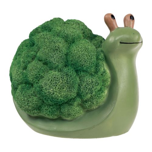 Prodotto Figure decorative decorazione lumache verde bianco 7,5x11,5x10,5 cm