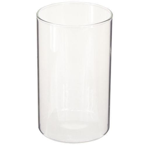 Prodotto Vetro decorativo, decorazione da tavolo, vaso per fiori incolore Ø9cm H15cm