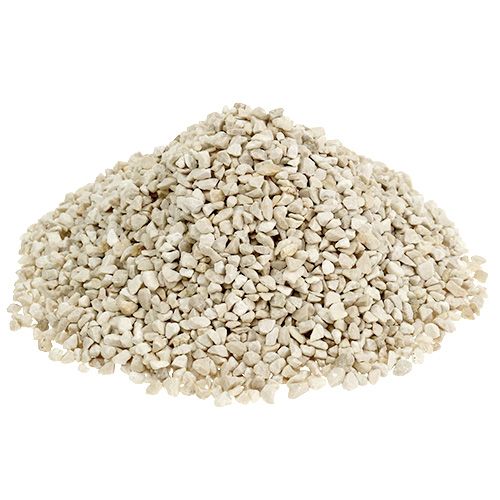 Floristik24 Pietre decorative granulate decorative color crema 2mm - 3mm 2kg