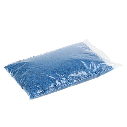 Floristik24 Granuli decorativi pietre decorative blu scuro 2mm - 3mm 2kg