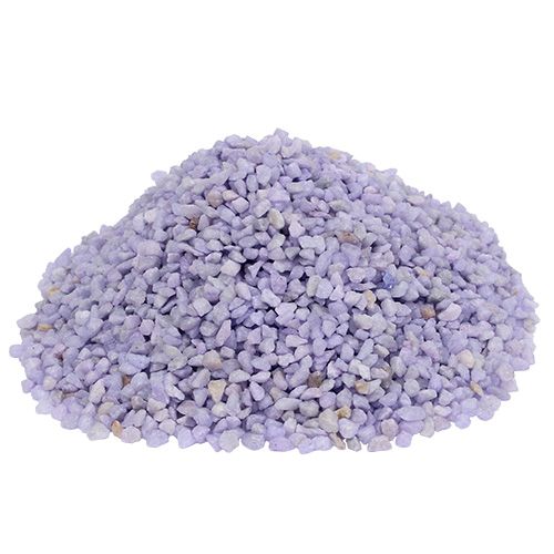 Prodotto Granuli decorativi pietre decorative lilla viola 2mm - 3mm 2kg