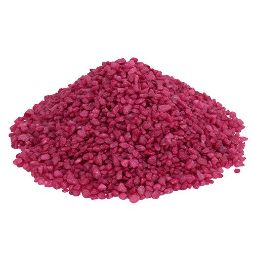 Floristik24 Granuli decorativi pietre decorative fucsia 2mm - 3mm 2kg