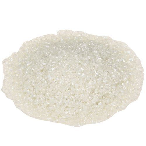 Granuli decorativi, granuli di vetro, sabbia decorativa 1–2 mm, madreperla, 2 kg