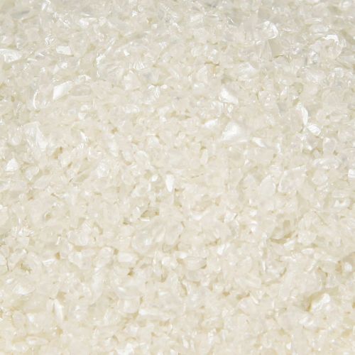 Prodotto Granuli decorativi, granuli di vetro, sabbia decorativa 1–2 mm, madreperla, 2 kg